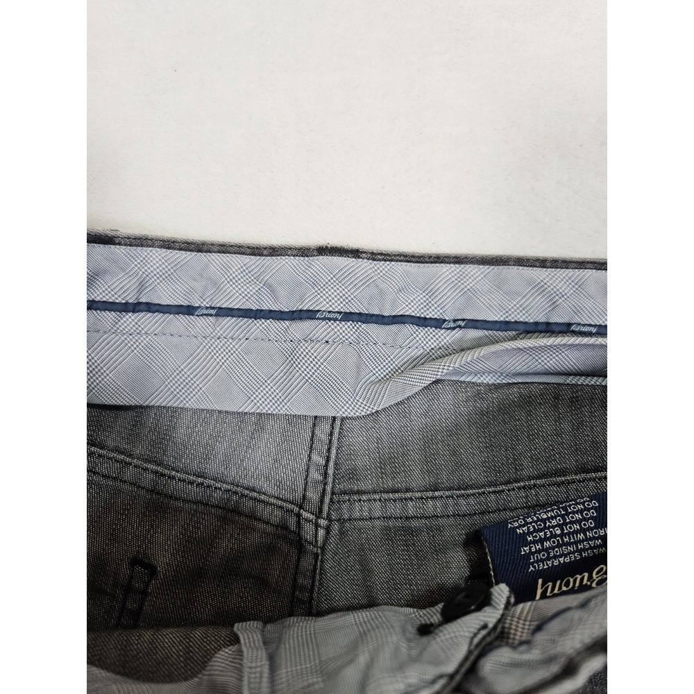 Brioni Jeans Men 33x28* Black Marmolada Straight Leg Pants Italy Designer Luxury - Picture 3 of 12